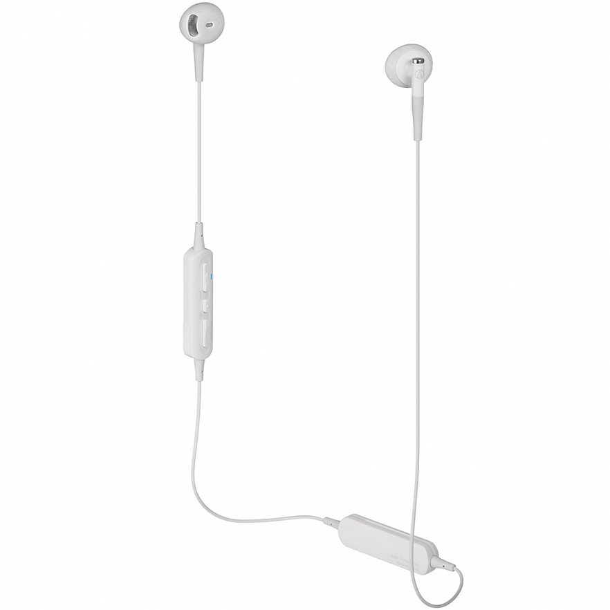 Беспроводные наушники Audio-Technica ATH-C200BT Wireless In-Ear Headphones белые