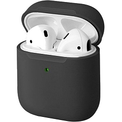 Силиконовый чехол Uniq Lino Liquid Silicone Case для AirPods 2 (Wireless) серый