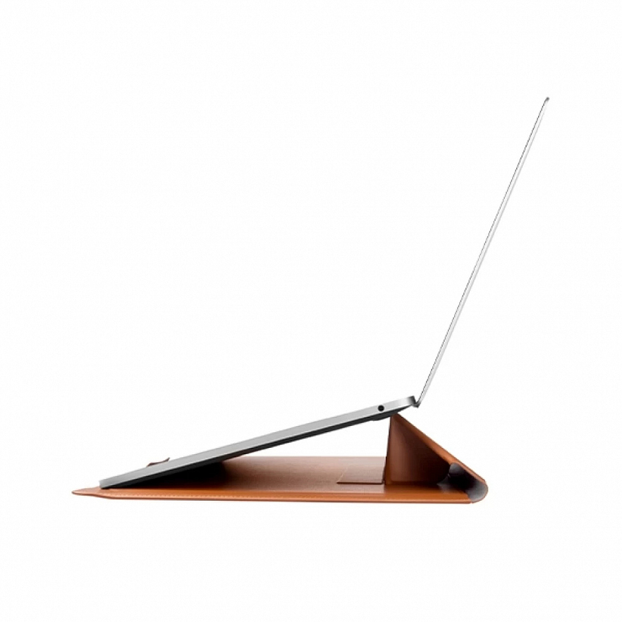 Чехол Uniq Oslo для MacBook Pro 14 (M1/M2, 2021-2023) коричневый (Brown)