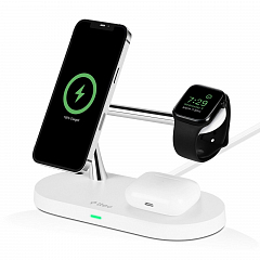 Док-станция TTEC AirCharger Quattro M MagSafe Compatible 4 in1 Fast charger with LED light белая