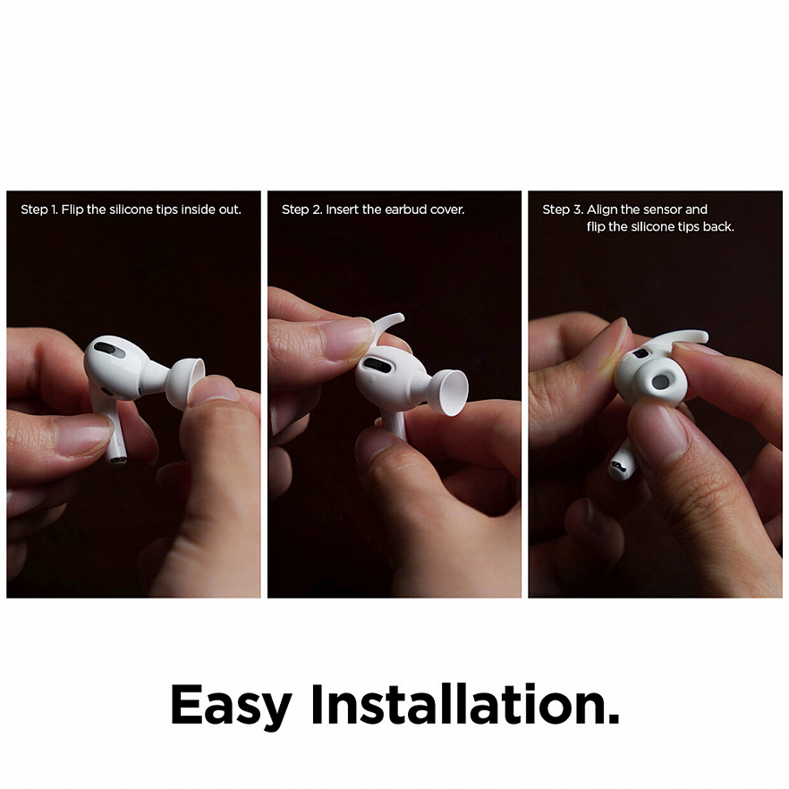 Амбушюры Elago Earbuds Hook Cover для AirPods Pro белые (White)