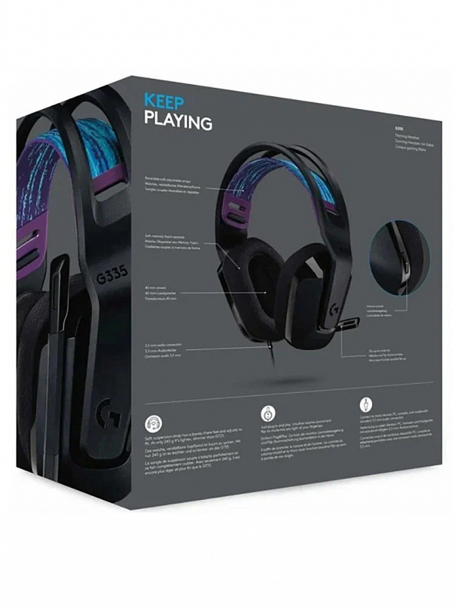 Гарнитура игровая проводная LOGITECH G335
