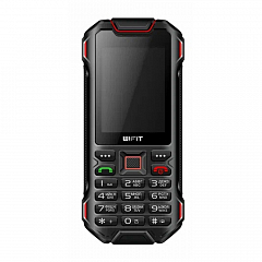Мобильный телефон Wifit IP 68 WIRUG F1 Black-Red черный-красный