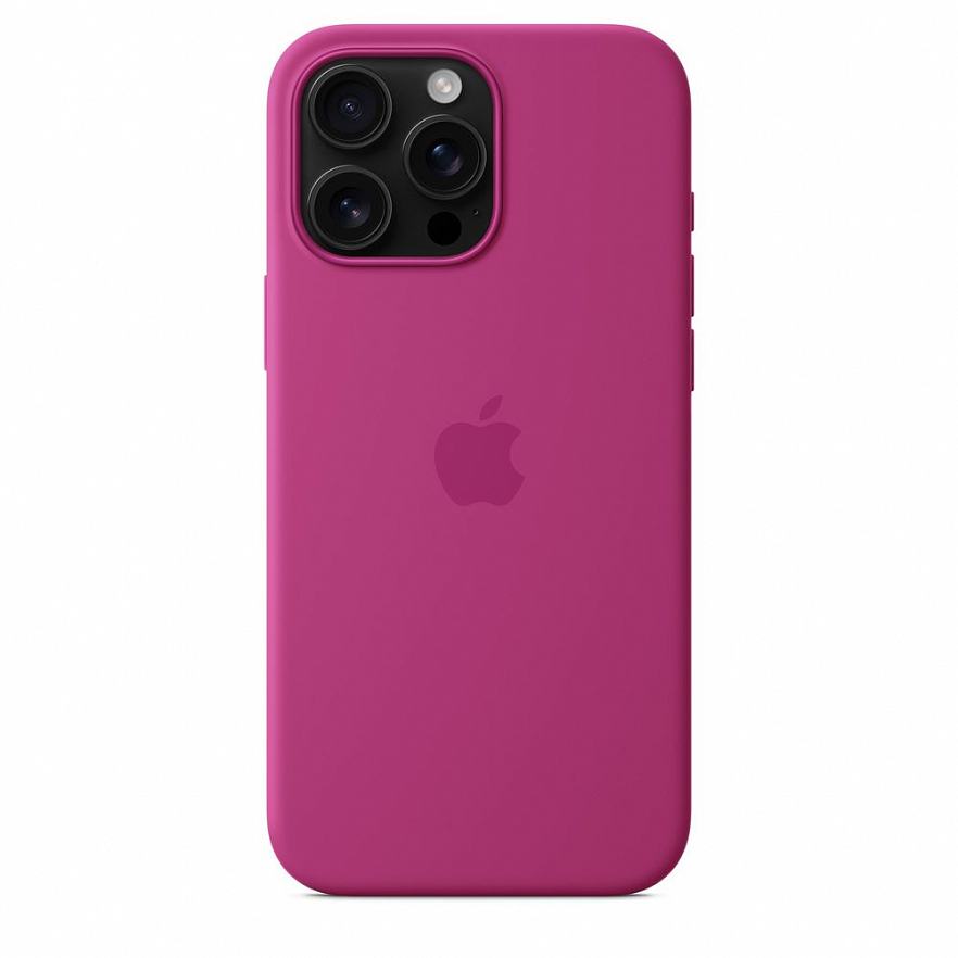 Чехол Apple MagSafe Silicone Case для iPhone 16 Pro Max Фуксия (Fuchsia)