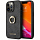 Чехол Guess PU 4G + Ring Hard для iPhone 13 Pro Max серый (GUHCP13X4GMRGR)
