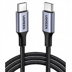 Кабель Ugreen US316 USB-C to USB-C Braided Cable (3 метра) чёрный (90120)