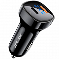 Автомобильное зарядное устройство Acefast B4 66W USB-C + USB-A Car Charger (AF-B4-BK)