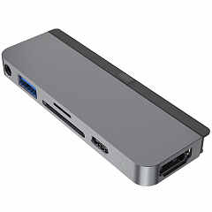 USB-хаб HyperDrive 6-in-1 USB-C Hub для iPad Pro / iPad Air / iPad mini серый космос (HD319B-GRAY)