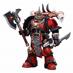 Фигурка Warhammer 40K Chaos Space Marines Red Corasirs Exalted Champion Gotor the Blade 1:18