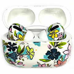 Беспроводные наушники Apple AirPods Pro (2022) 2-ое поколение Custom Edition Zaratushta Flowers матовые