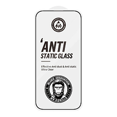 Защитное стекло BlueO Narrow border Anti-Static Black (антистатик) Конверт для iPhone 16 Pro