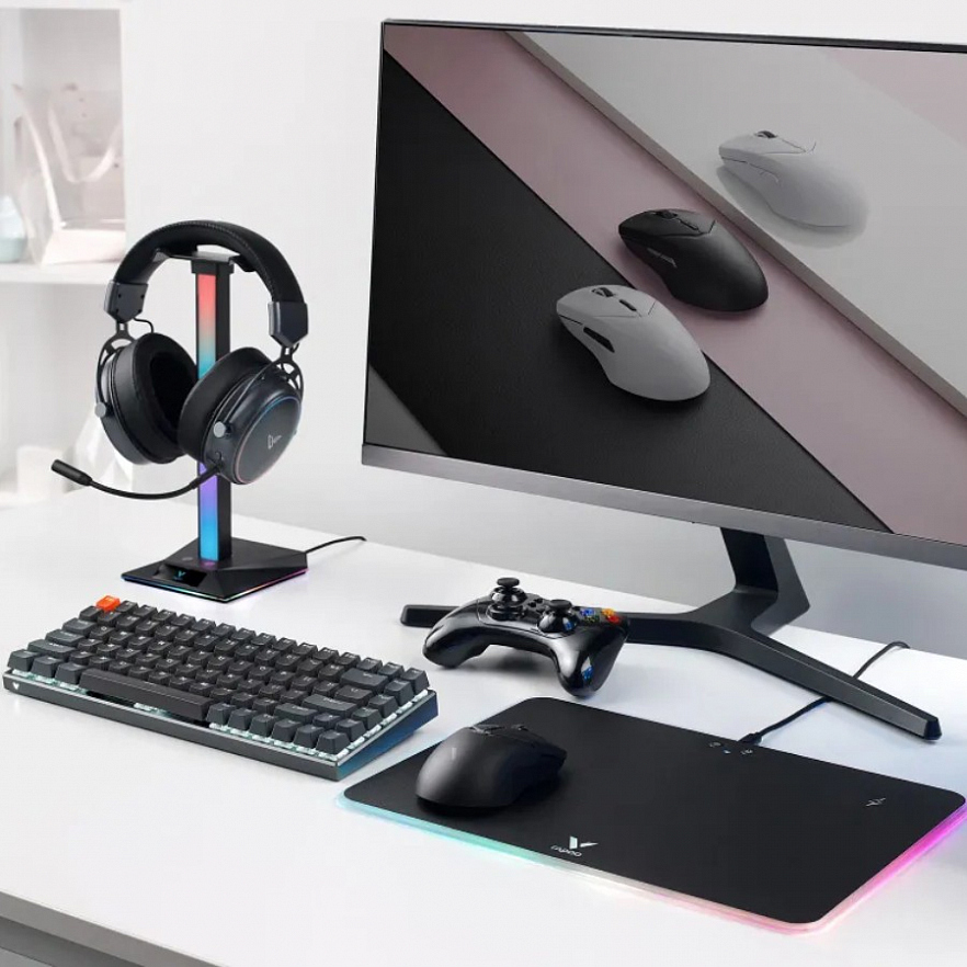 Беспроводная/проводная игровая мышь RAPOO VT9Pro черная