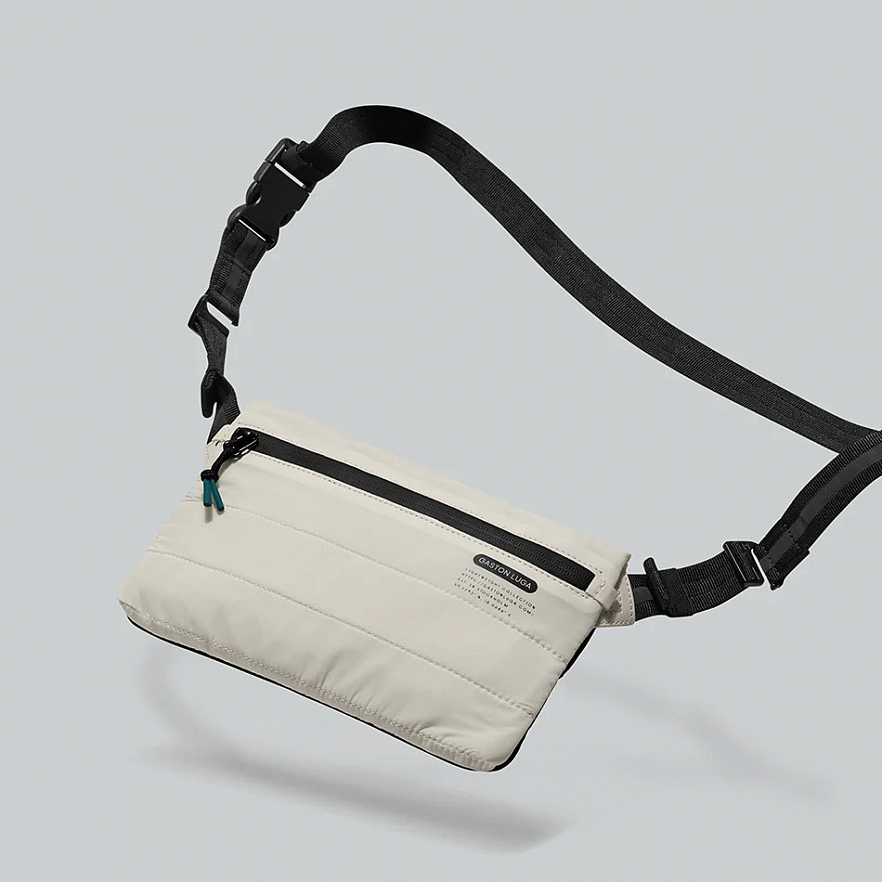Сумка на пояс и через плечо Gaston Luga LW201 Lightweight Bumbag слоновая кость
