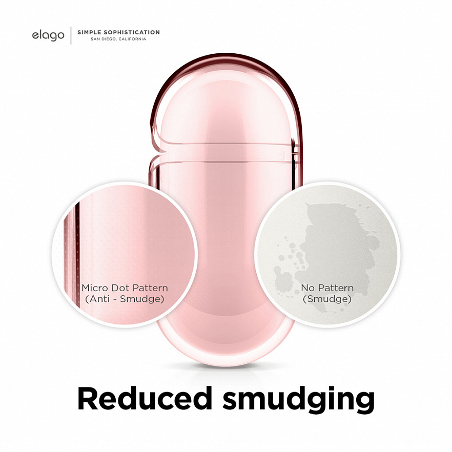Чехол Elago Clear Case для AirPods 3 розовый (Lovely Pink)