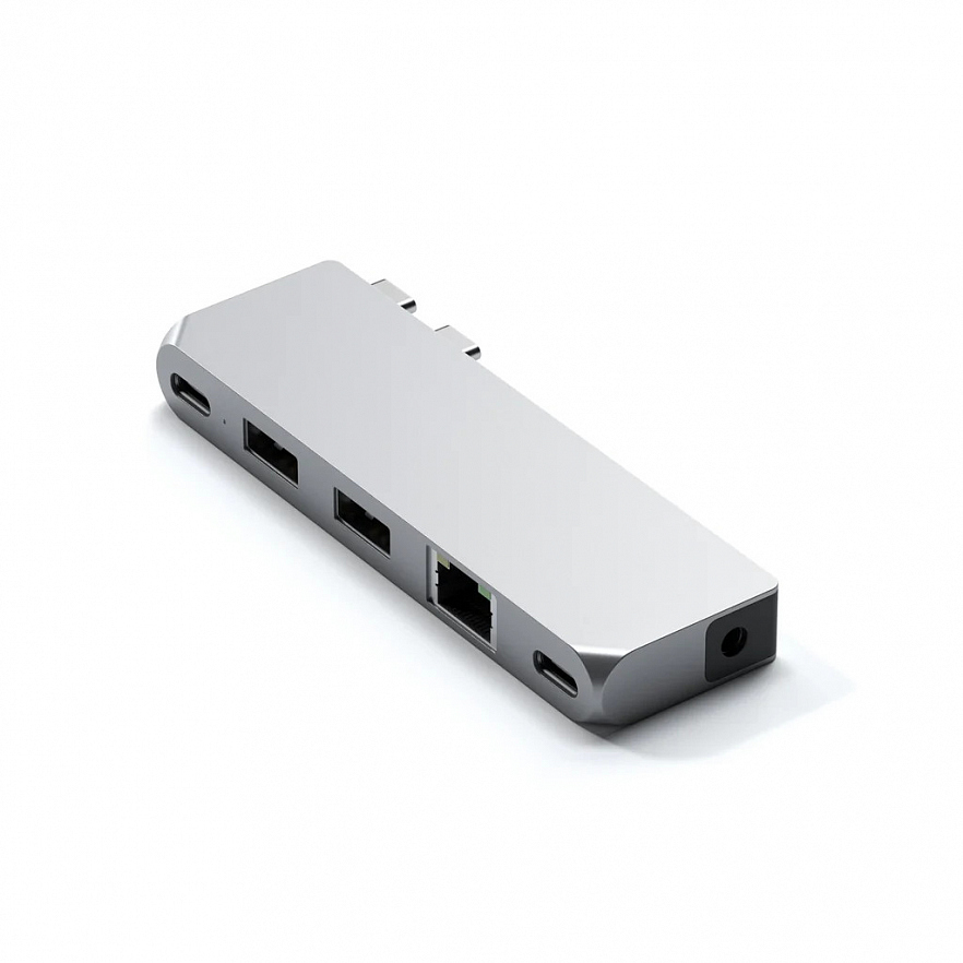 Хаб Satechi Pro Hub Mini Серебристый (ST-UCPHMIS)