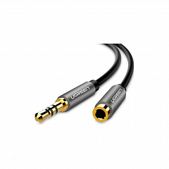 Кабель удлинитель UGREEN AV118 (10593) 3.5mm Male - 3.5mm Female -  1,5м
