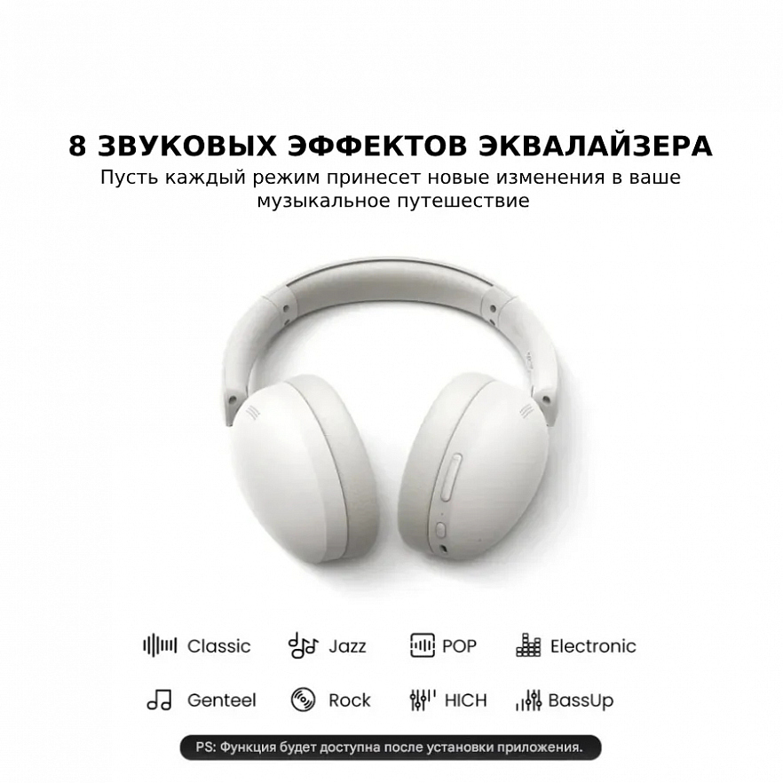 Беспроводные накладные наушники UGREEN HP205 (45018) Studio Max2 Light черные