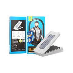 Защитное стекло BlueO Anti-peep Black антишпион (+installer) для iPhone 16/15