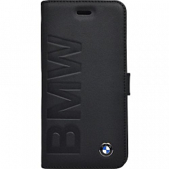 Чехол BMW Logo Signature Booktype для iPhone 6 Plus (5,5") чёрный