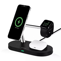 Док-станция TTEC AirCharger Quattro M MagSafe Compatible 4in1 Fast charger with LED light чёрная