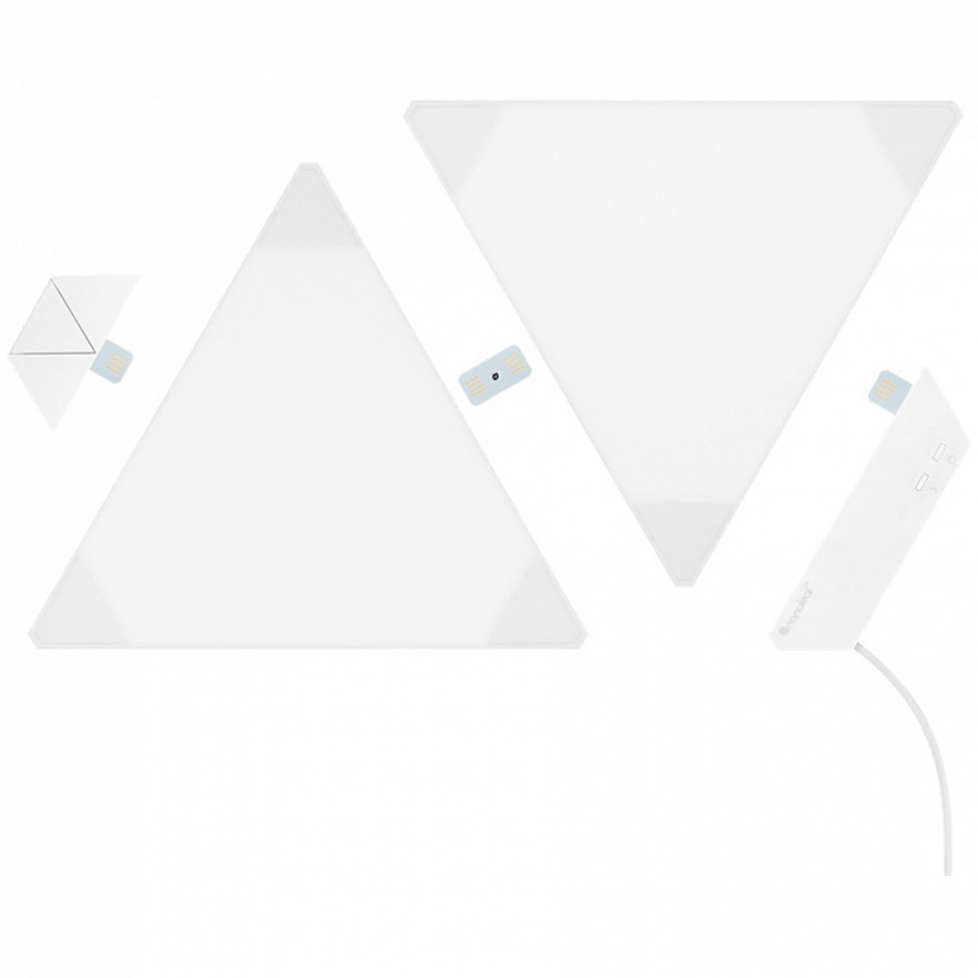 Умная система освещения Nanoleaf Light Panels с модулем Nanoleaf Rhythm (9 панелей)