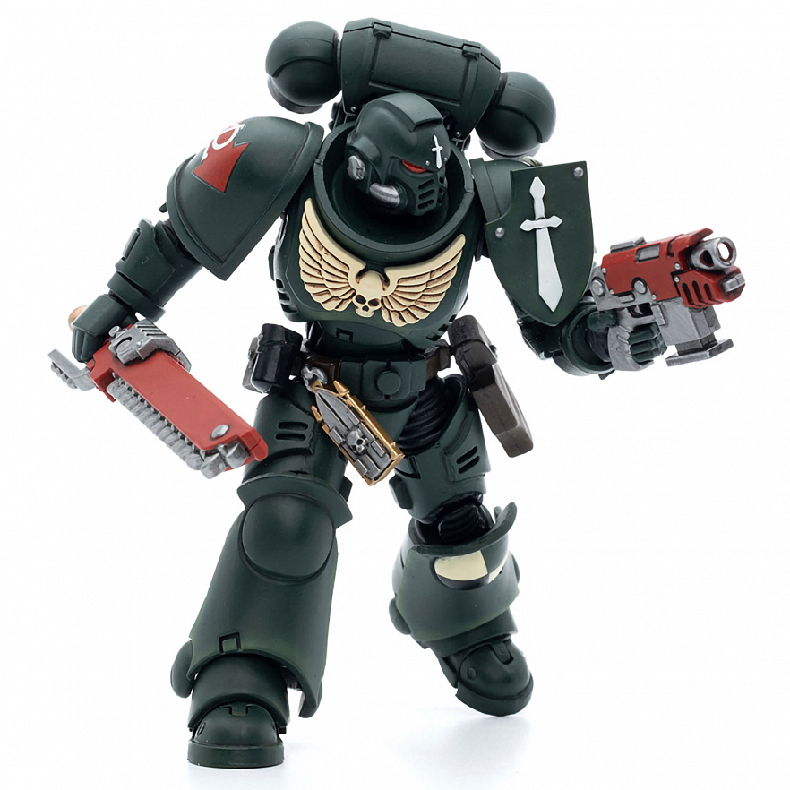 Фигурка Warhammer 40K Dark Angels Intercessors Sergeant Rakiel 1:18