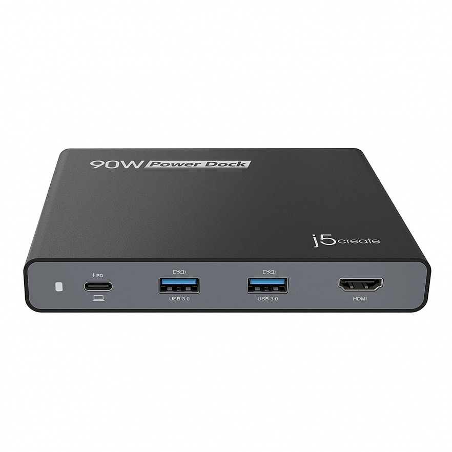 Док-станция j5create 90W Built-in USB-C Travel Dock (JCDP392)