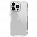 Чехол Nillkin Nature TPU Pro для iPhone 14 Pro Max прозрачный / белый