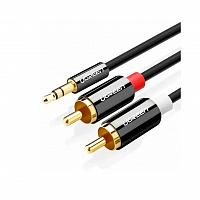 Кабель UGREEN AV116 (10749) 3.5mm - 2RCA Male - 1 метр