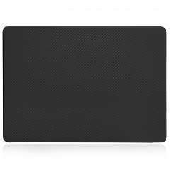 Чехол-накладка Crystal Case для MacBook Pro 14 (M1/M2/M3) 2021-2023 пластиковый под карбон чёрный