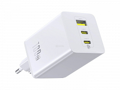 Сетевое зарядное устройство Baseus EnerFill FE11 2xUSB-C+USB-A 100W EU белое
