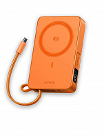 Внешний аккумулятор UGREEN PB773 (95083B) 30W -10000mAh Qi2.2 (ССС) - оранжевый