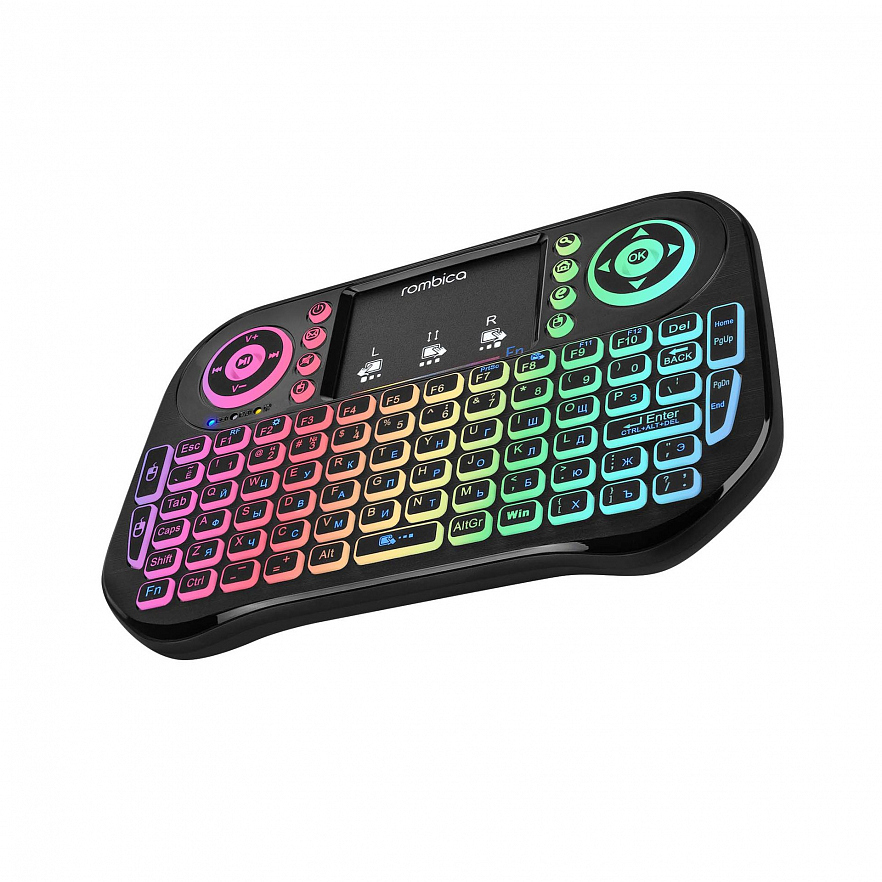 Пульт ДУ Rombica Air Touch RGB с тачпадом и клавиатурой