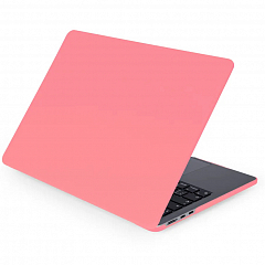 Чехол-накладка Crystal Case для Macbook Air 13 (M2/M3) 2022/2024 матовый красный каркаде