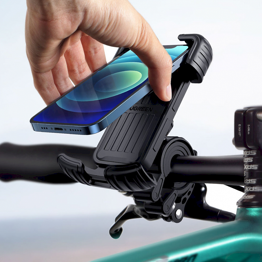 Велосипедный держатель UGREEN LP494 (60548) Bike Mount Phone Holder чёрный
