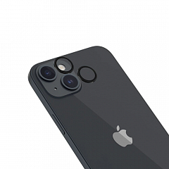Защита линз SwitchEasy MagEasy LenzGuard Sapphire Camera Lens Protector для iPhone 15 / Plus чёрная