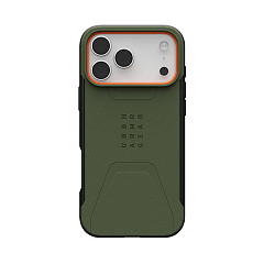 Чехол Uag Civilian для iPhone 17 Pro с MagSafe оливковый