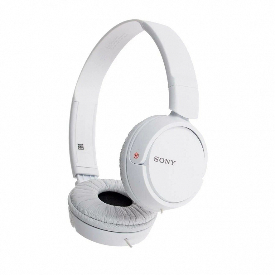 Наушники SONY полноразмерные проводные (MDR-ZX110AP) белые