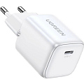 Сетевое зарядное устройство UGREEN CD319 (15326) Nexode Mini USB-C 30W PD GaN Fast Charger белое