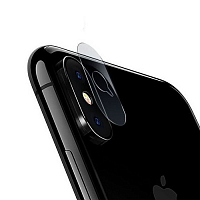 Защитное стекло на камеру USAMS Camera Lens Glass для iPhone X/XS/XS Max прозрачное