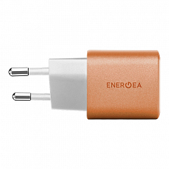 Сетевое зарядное устройство EnergEA AmpCharge GaN USB-C PD + USB-A 35W оранжевый