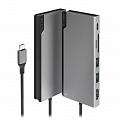 Мульти хаб ALOGIC USB-C Dock UNI серый космос