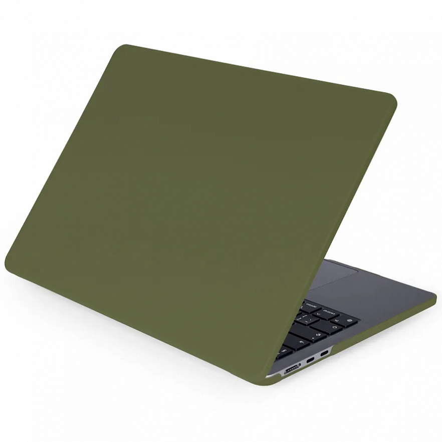 Чехол-накладка Crystal Case для Macbook Air 13 (M2/M3) 2022/2024 матовый сосновый лес