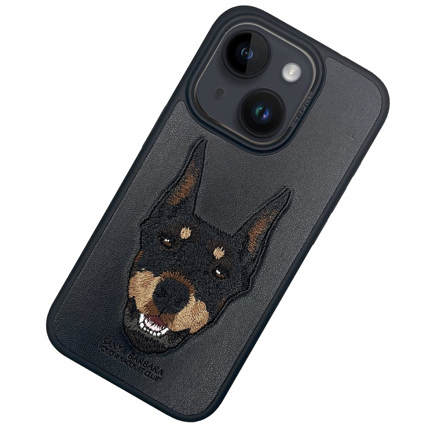 Чехол Santa Barbara Polo & Racquet Club Curtis для iPhone 15 чёрный