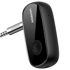 Адаптер UGREEN CM279 (70304) Bluetooth 5.0 Receiver Audio Adapter APTX с микрофоном чёрный