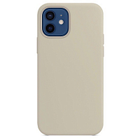 Силиконовый чехол YablukCase Silicone Case для iPhone 12 mini бежевый