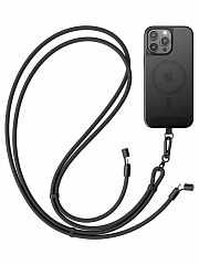 Зарядный кабель-ремень Satechi OntheGo через плечо - 60W - 1.5м черный