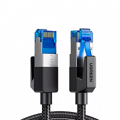 Кабель UGREEN NW153 (80430) Cat8 CLASSⅠF/FTP Round Ethernet (1.5 метра) черный