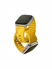 Ремешок Uniq для Apple Watch 49-40 mm FLUO Silicone Rubber Golden желтый