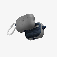 Чехол Uniq CLYDE для Airpods Pro 2 Dove серый/синий